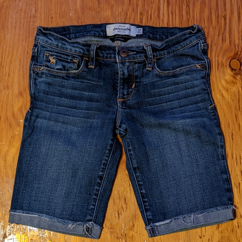Abercrombie Jean shorts. Girls size 12.